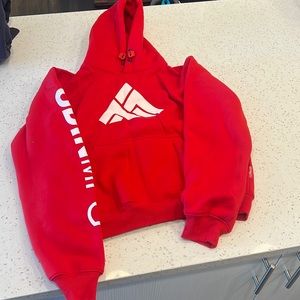 Odin mfg red hoodie
